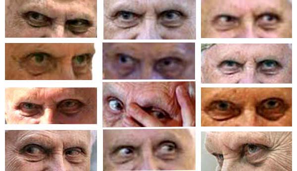 The devilish eyes of Pope benedict XVI